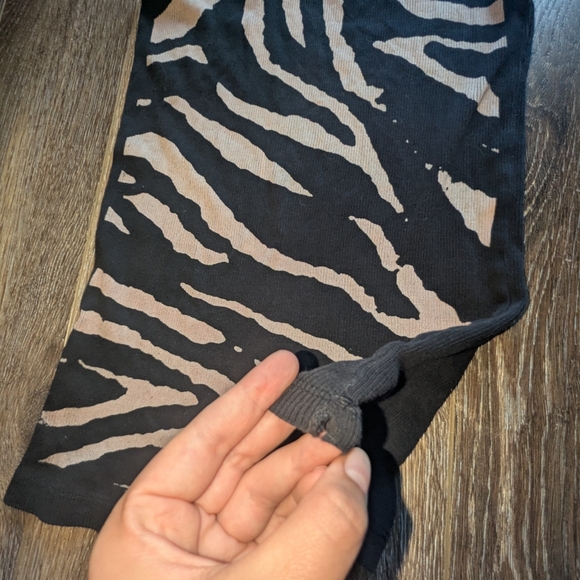 Zebra Print Sourpuss Tank Top - Picture 4 of 4